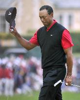 Tiger Woods at 4th at U.S. Open golf championship