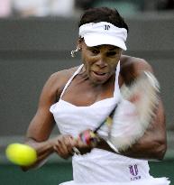 V. Williams beats Rossana De Los Rios at Wimbledon