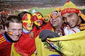 Supporters in World Cup matches