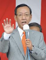 Ex-Giants manager Horiuchi faces voters in upper house poll