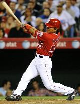 Angels' Matsui 1-for-4 against Dodgers