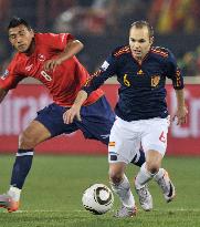 Spain midfielder Iniesta