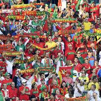 Portugal supporters in World Cup match