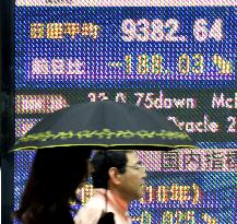 Nikkei closes at 7-month low