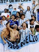 Argentina vs Germany at World Cup q'final