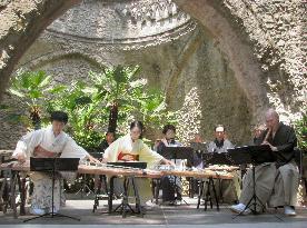 Japanese instruments at Italy's Ravello Festival