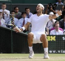 Nadal wins Wimbledon final
