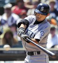 Seattle Mariners' Ichiro 1-for-5 against Detroit Tigers