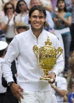 Nadal wins Wimbledon final