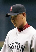 Red Sox Matsuzaka gives up 8 hits, 5 runs against Rays