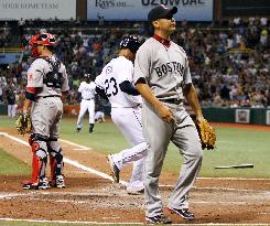 Red Sox's Matsuzaka gives up 8 hits, 5 runs against Rays
