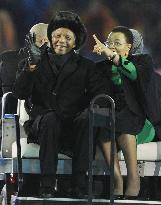 Mandela at World Cup closing ceremony