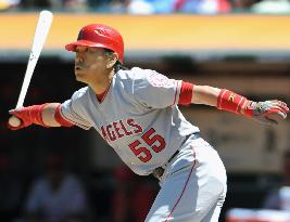 Angels' Matsui 2-for-4 against Athletics