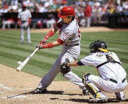 Angels' Matsui 2-for-4 against Athletics