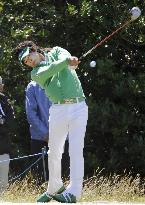 Japanese golfers practice for British Open
