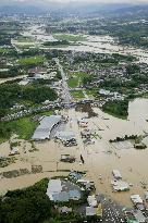 Heavy rain hits western Japan, leaving 3 dead, 2 others missing