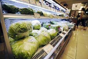 Vegetable prices rising