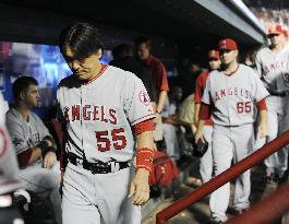 Angels' Matsui misses game against Rangers