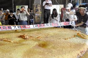 World's largest croquette cooked in Japan