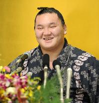 Hakuho 'relieved' after winning Nagoya Tourney