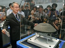 Space probe Hayabusa unveiled to media