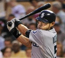 Ichiro 1-for-5 against Twins