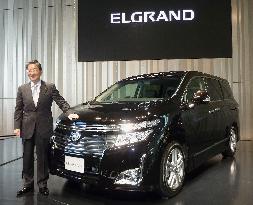 Nissan's Elgrand luxury minivan