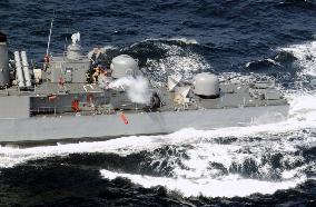 S. Korean antisubmarine drill in Yellow Sea