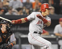 Angels' Matsui 1-for-4 against Orioles