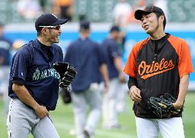 Ichiro, Uehara take it easy