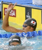 Kitajima wins 100 breaststroke at Pan Pacs