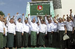 Pro-junta party gears up for Myanmar election