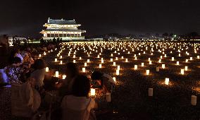 Candle festival in Nara