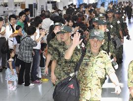 Japan's SDF personnel departs for flood-hit Pakistan