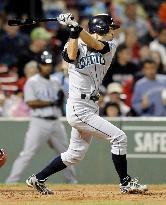 Ichiro singles against Red Sox