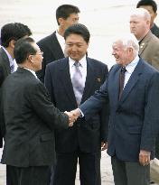 Ex-U.S. President Carter in Pyongyang