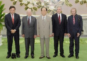 Ex-U.S. President Carter in N. Korea