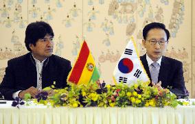 S. Korea, Bolivia agree to lithium mining cooperation