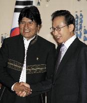 S. Korea, Bolivia agree to lithium mining cooperation