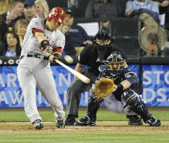 Angels' Matsui hits 2-run homer