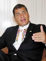 Ecuadorian Pres. Correa interviewed