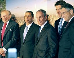 Paterson, Bloomberg say Ground Zero construction on schedule