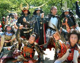 Samurai promote tourism in northeastern Japan