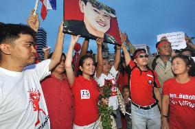 Thaksin supporters in Bangkok