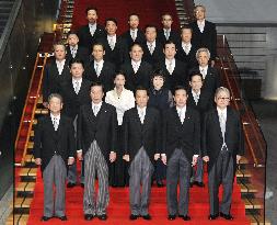 Kan's reshuffled Cabinet