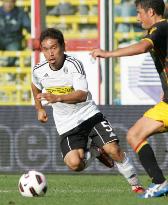 Cesena's Nagatomo plays against Lecce