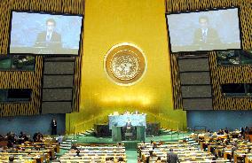 Kan speaks at U.N.