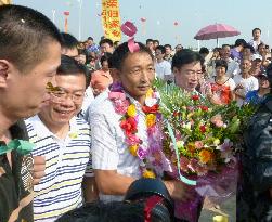 Chinese skipper back home