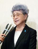 Yokota calls for gov't actions on N. Korea
