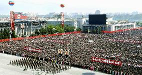 N. Korea celebrates Kim's reelection as general sec'y